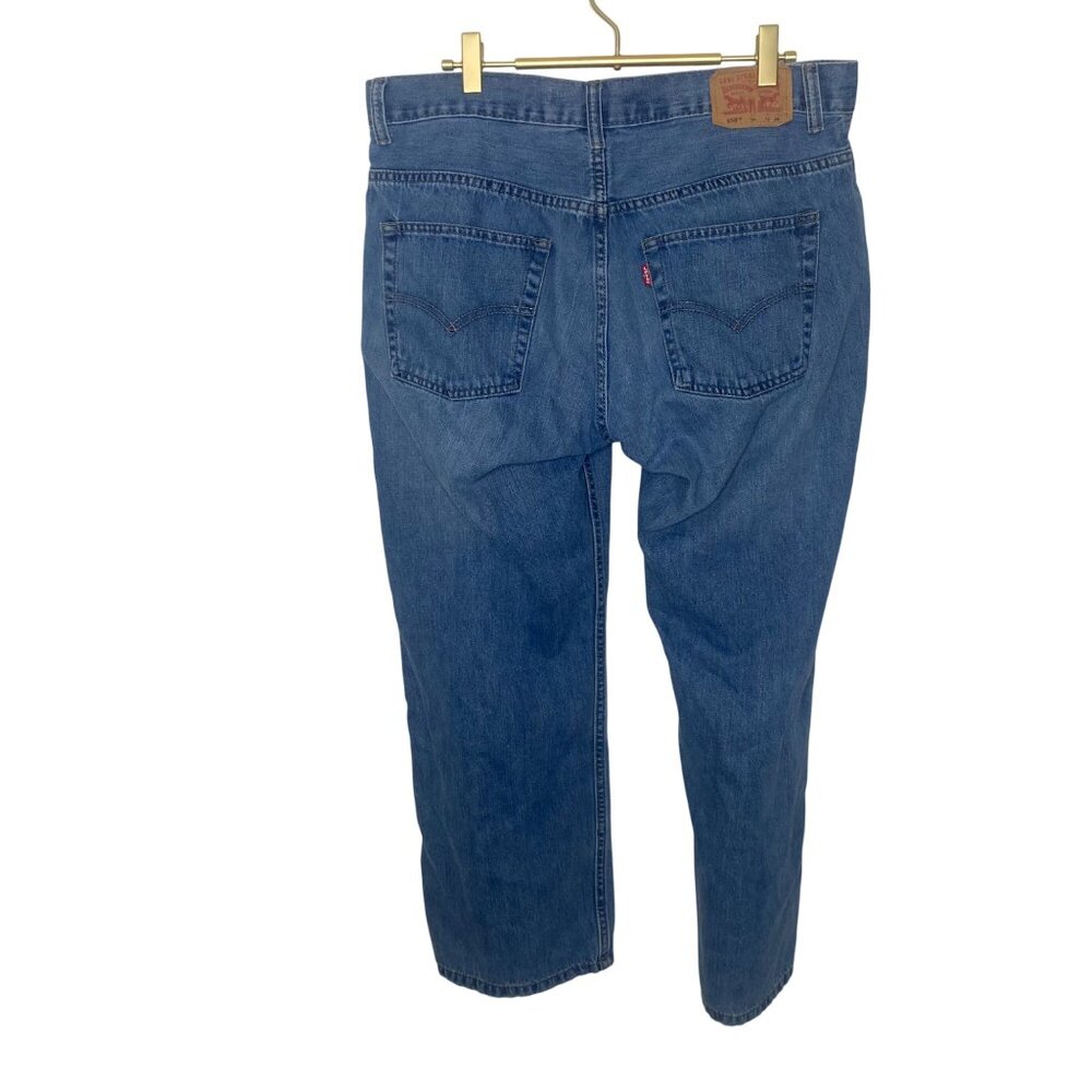 Levis 550 Relaxed Fit Jeans Mens 14H Huskey 33x28 Blue Denim Straight‎ Leg